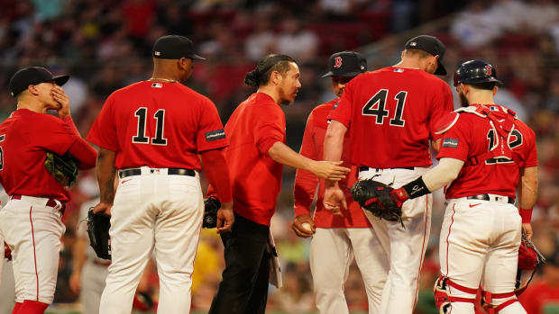 Boston Red Sox starting pitcher Chris Sale